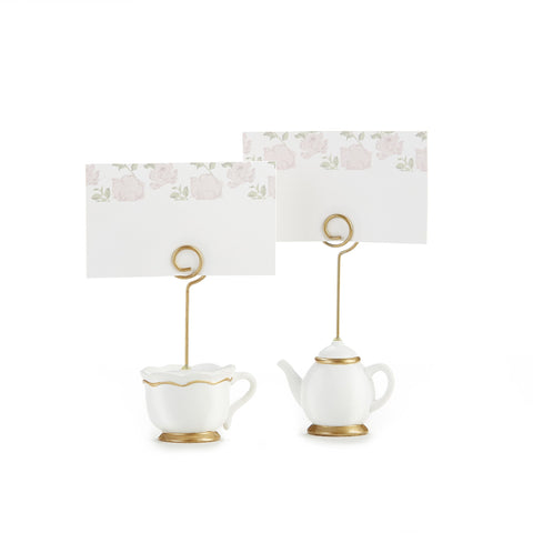 Kate Aspen Tea Time Whimsy teapot base for elegant place card display