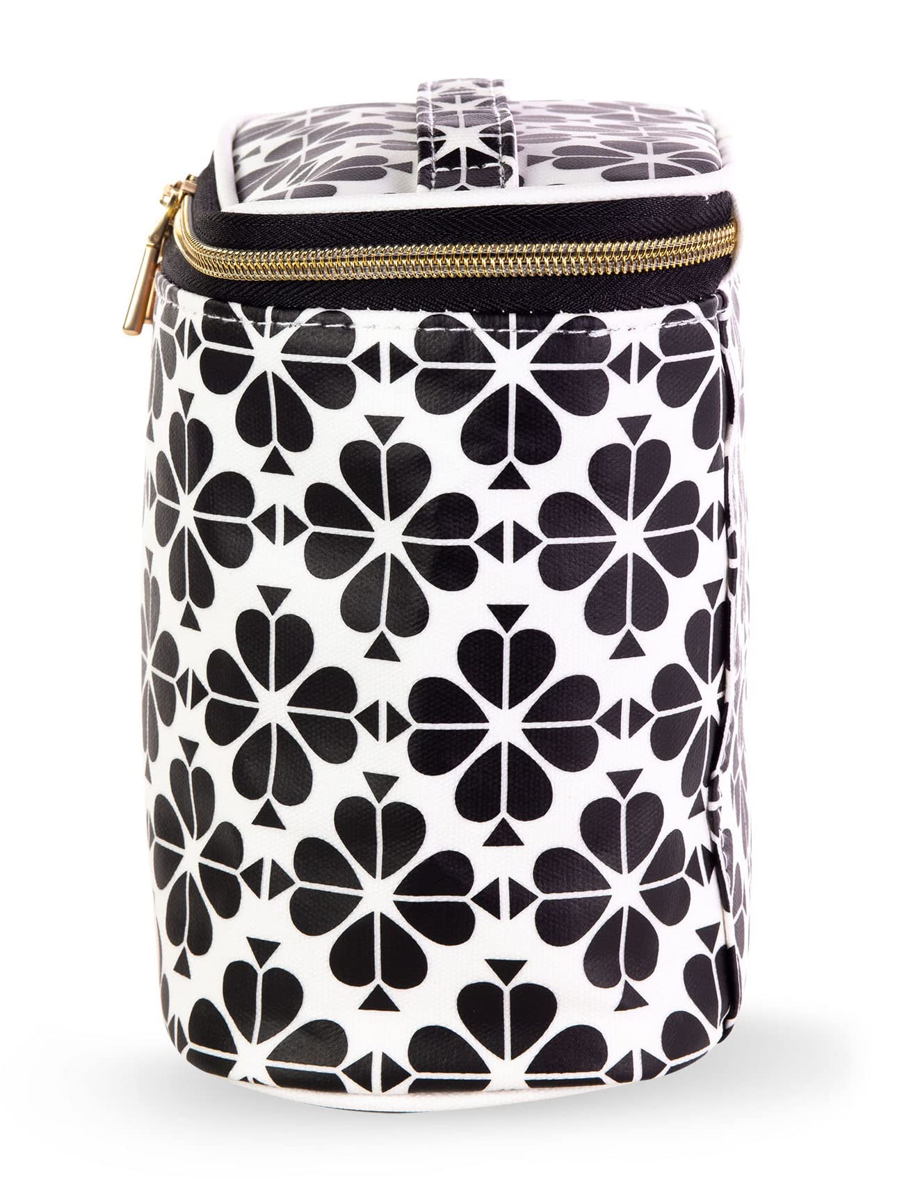 kate spade new york coated linen exterior with zip closure for durable daily use