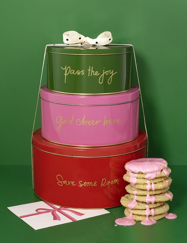 kate spade new york large red tin perfect for gift packaging and storage
