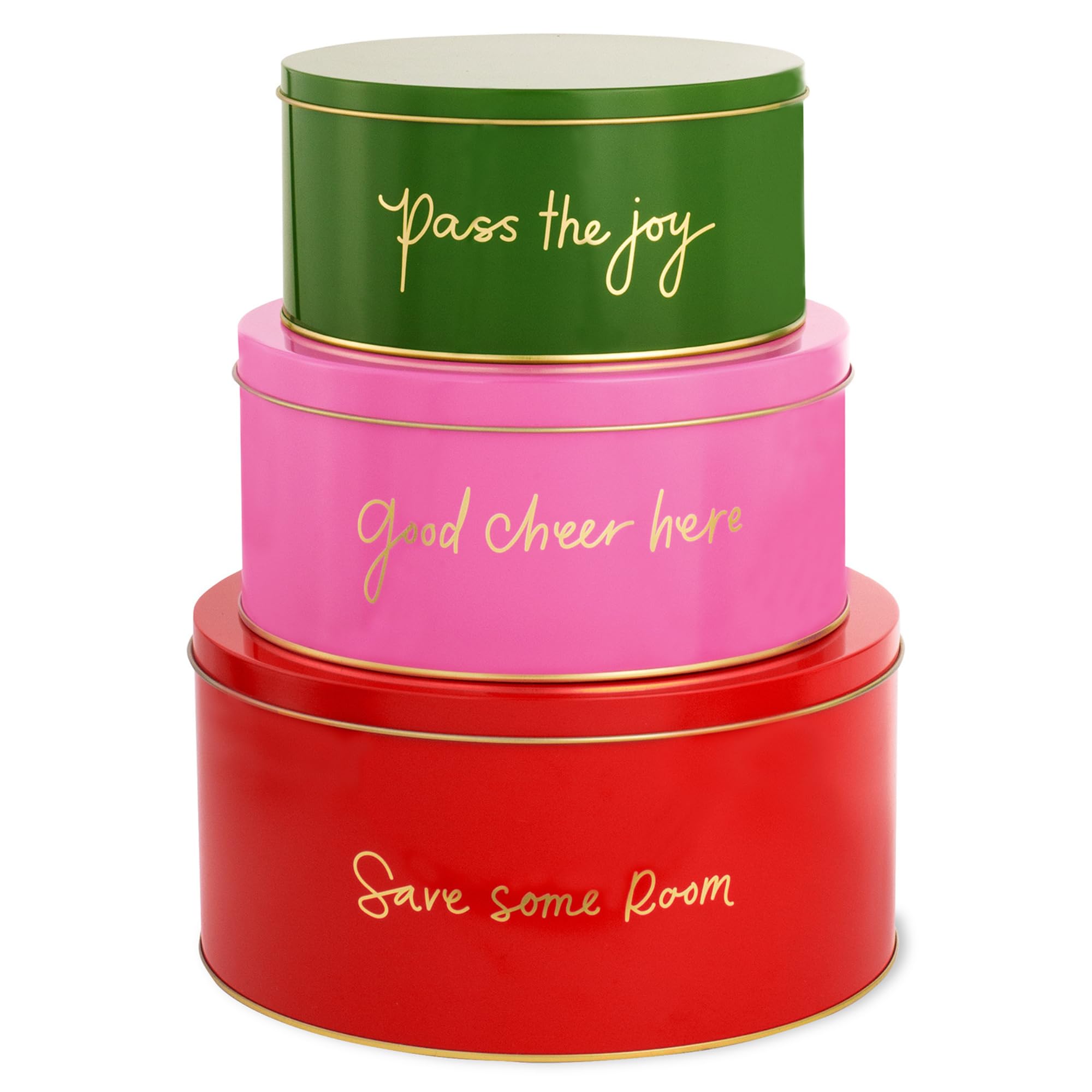 kate spade new york small green tin keeps treats fresh with stylish lid