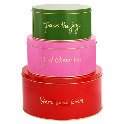 kate spade new york small green tin keeps treats fresh with stylish lid