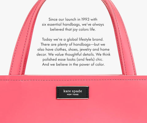 kate spade new york compact dimensions, tidy silhouette with room for containers and drinks