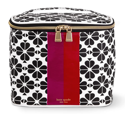 kate spade new york insulated lunch tote with floral stripe keeps meals fresh on the go