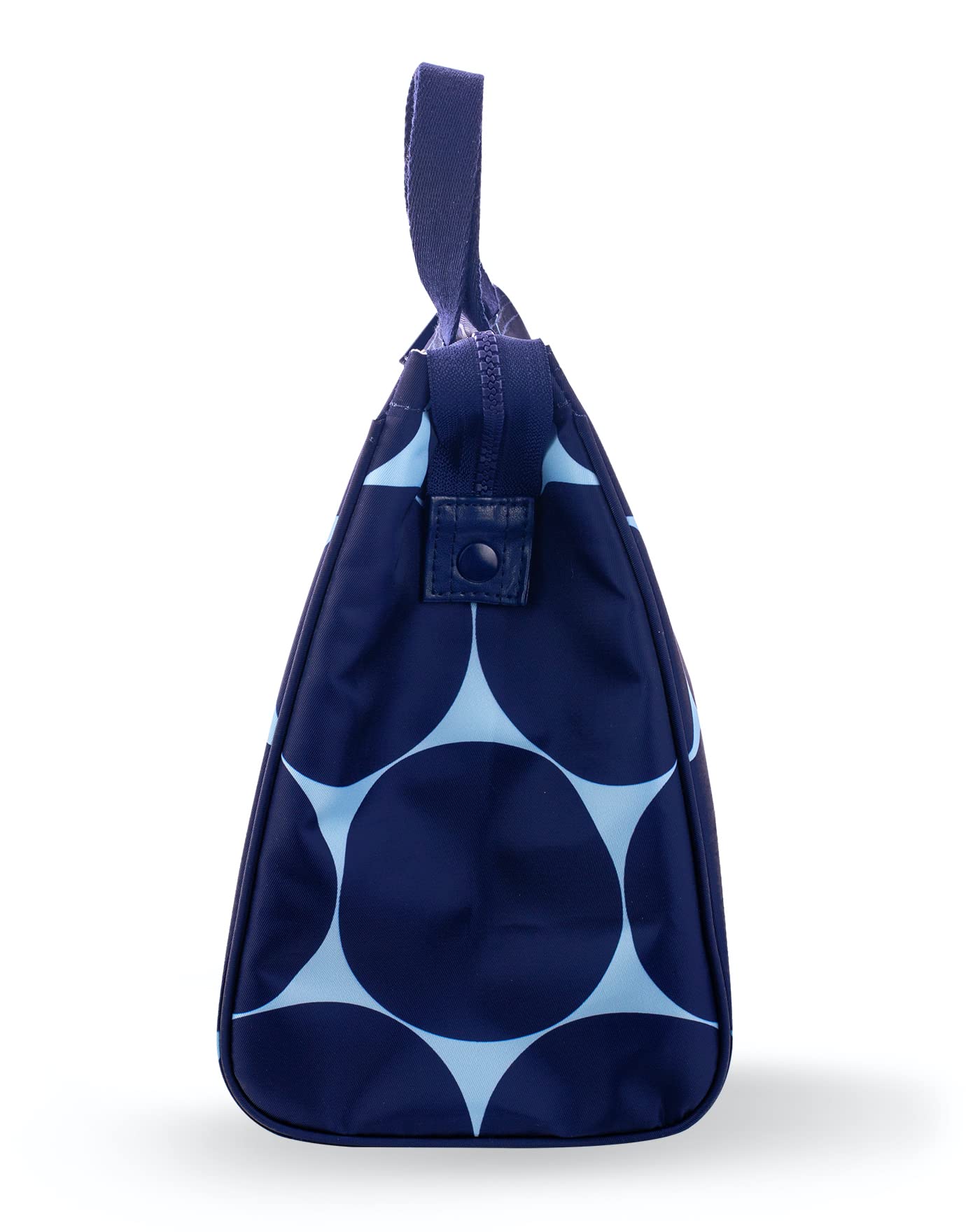 kate spade new york Joy Dot lunch bag's storage pocket organizes utensils and snacks.