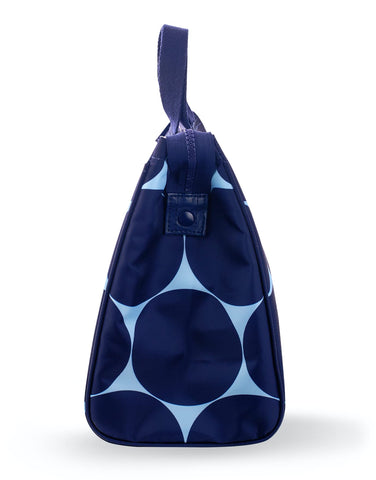 kate spade new york Joy Dot lunch bag's storage pocket organizes utensils and snacks.