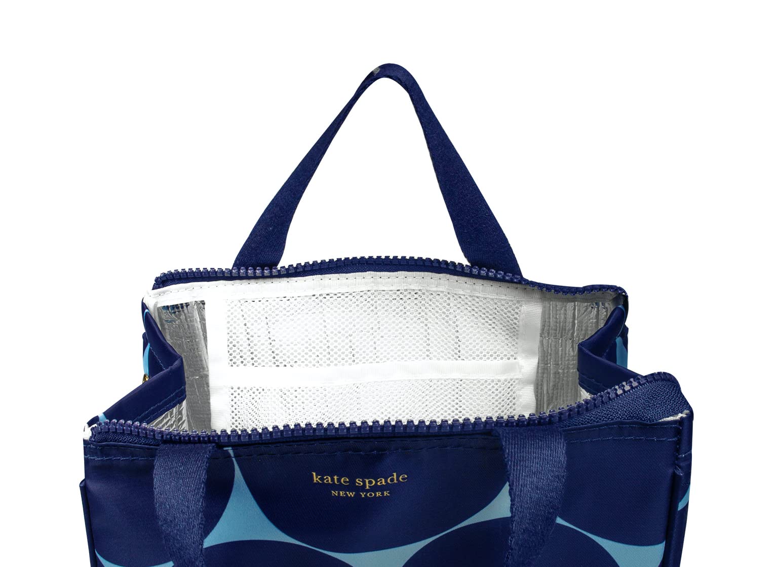 kate spade new york Joy Dot lunch tote with easy-to-use handles for quick transport.