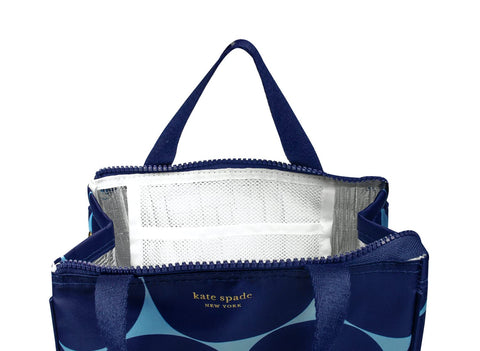 kate spade new york Joy Dot lunch tote with easy-to-use handles for quick transport.