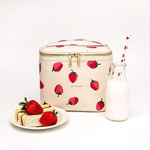 kate spade new york insulated lunch tote interior easy wipe surface for quick cleanups