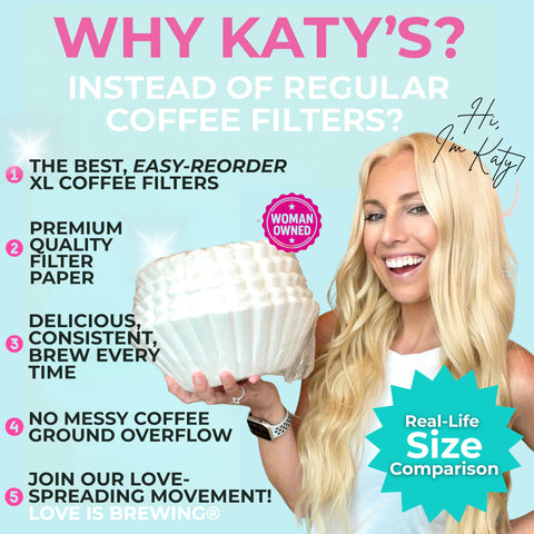 Katy’s filters offer multi-use versatility beyond brewing for kitchens and bars.
