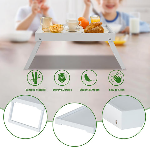Kaukinye bed tray with ergonomic handles for easy transportation