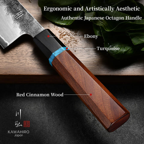 KAWAHIRO seamless transition from blade to handle for precise control
