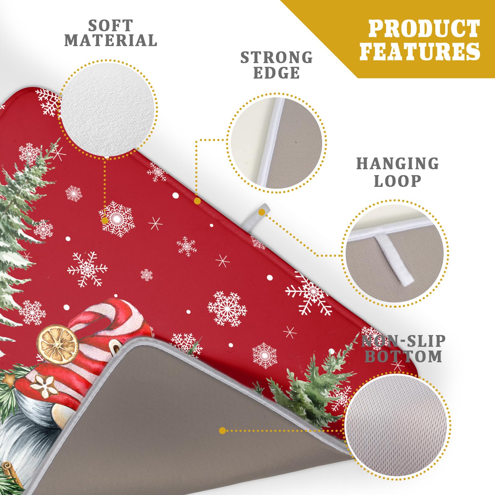 Kawani hanging loop allows easy drying and storage when not in use.
