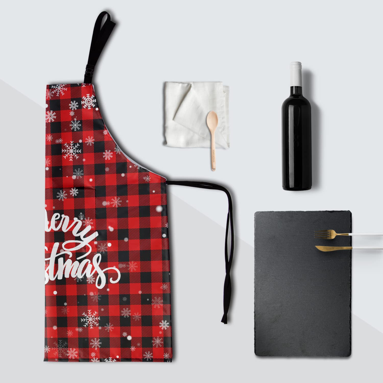 Kawani Merry Christmas Apron care and washing instructions for longevity