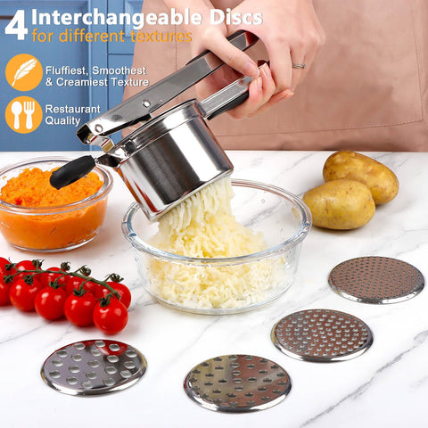 KAYCROWN heavy-duty stainless steel body for lasting performance during everyday mashing.