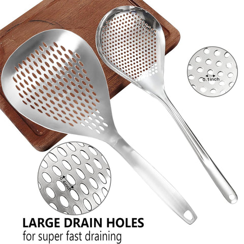 KayCROWN skimmer slotted spoon large for handling big batches