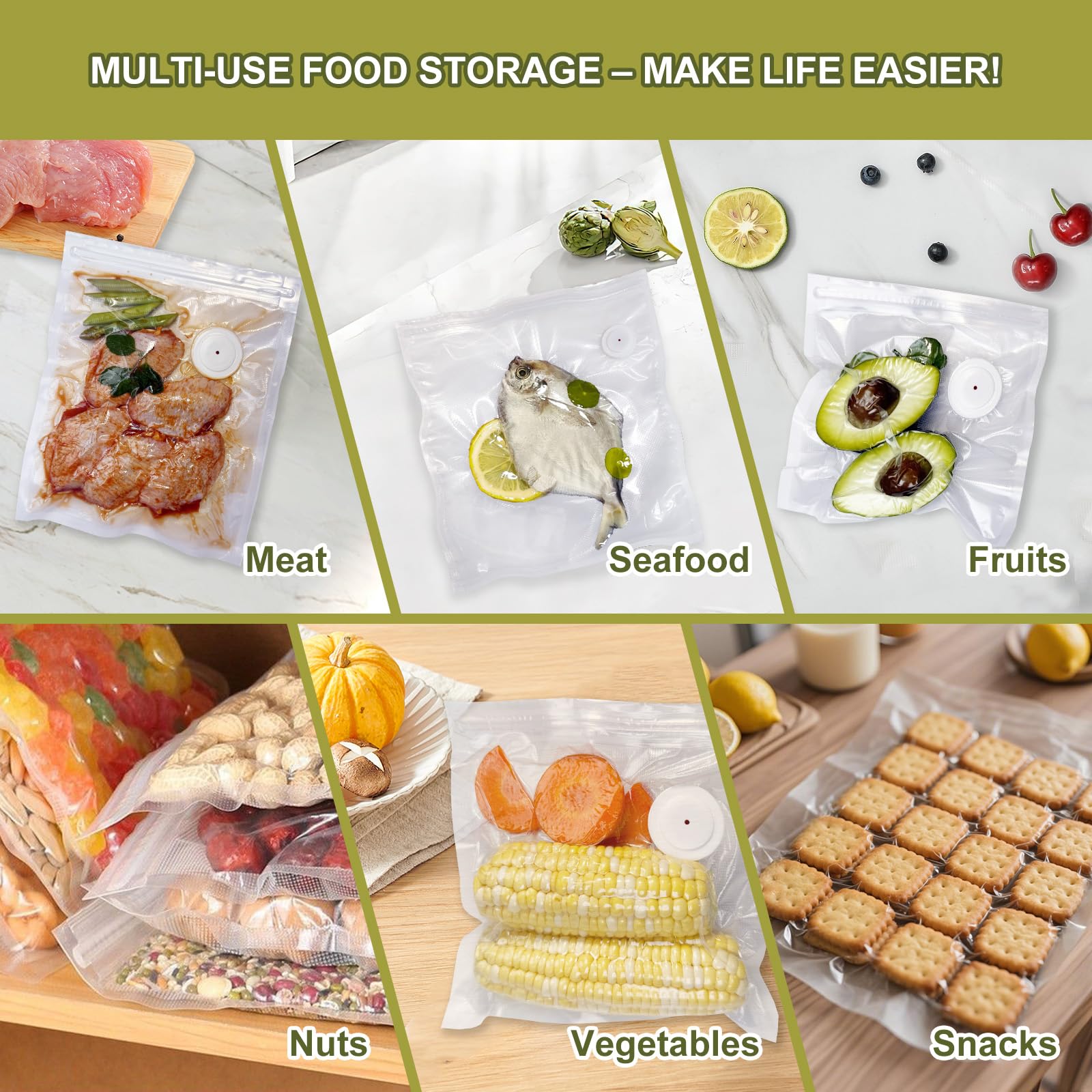 Kayiant meal-prep bags simplify portioning and reduce waste over time.