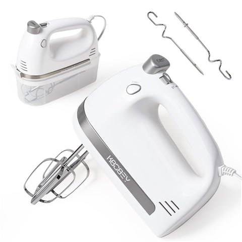 KBOBEY 450W hand mixer with side ventilation cooling during heavy mixing
