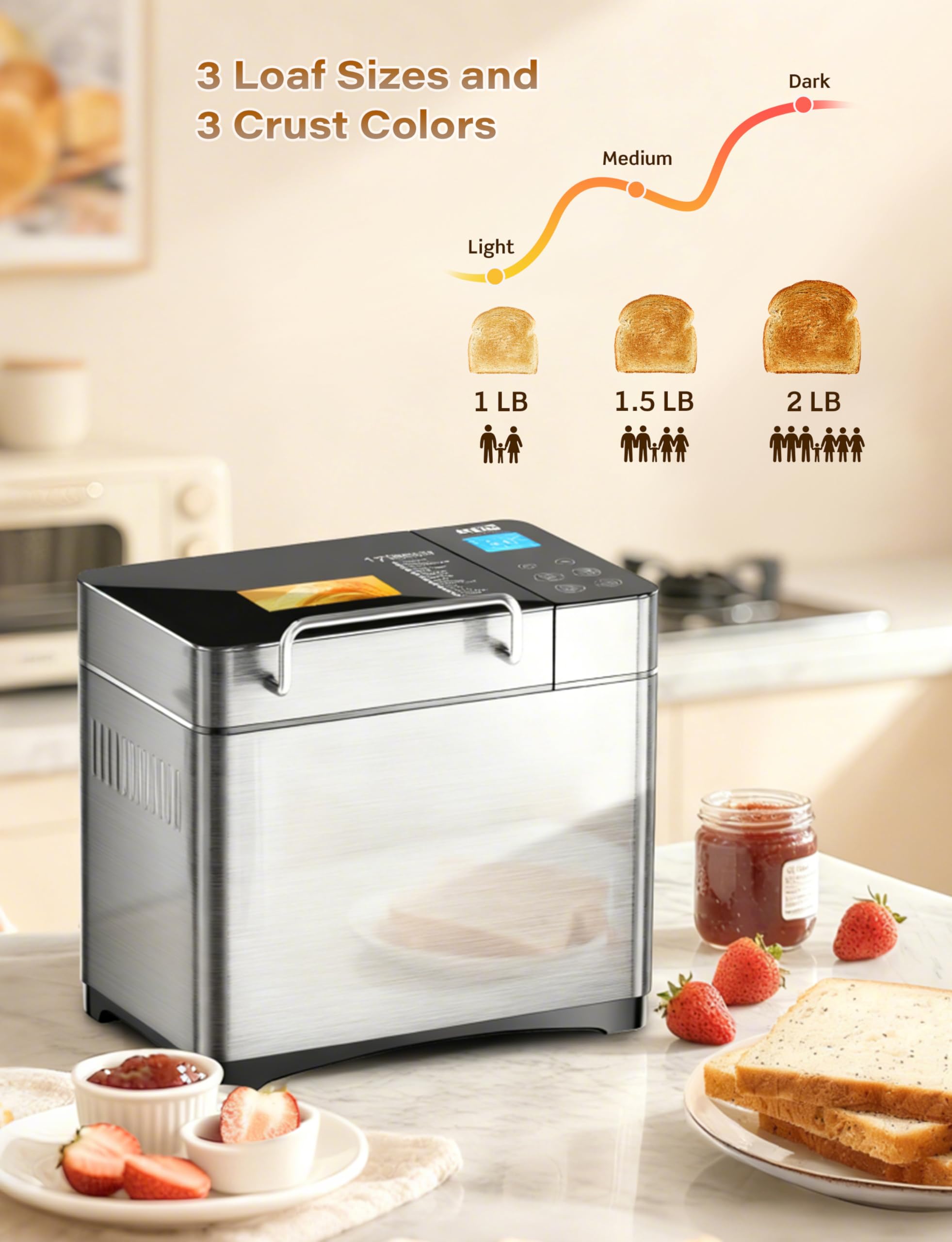 KBS Pro 710W 53-recipe book inset showcasing recipe variety
