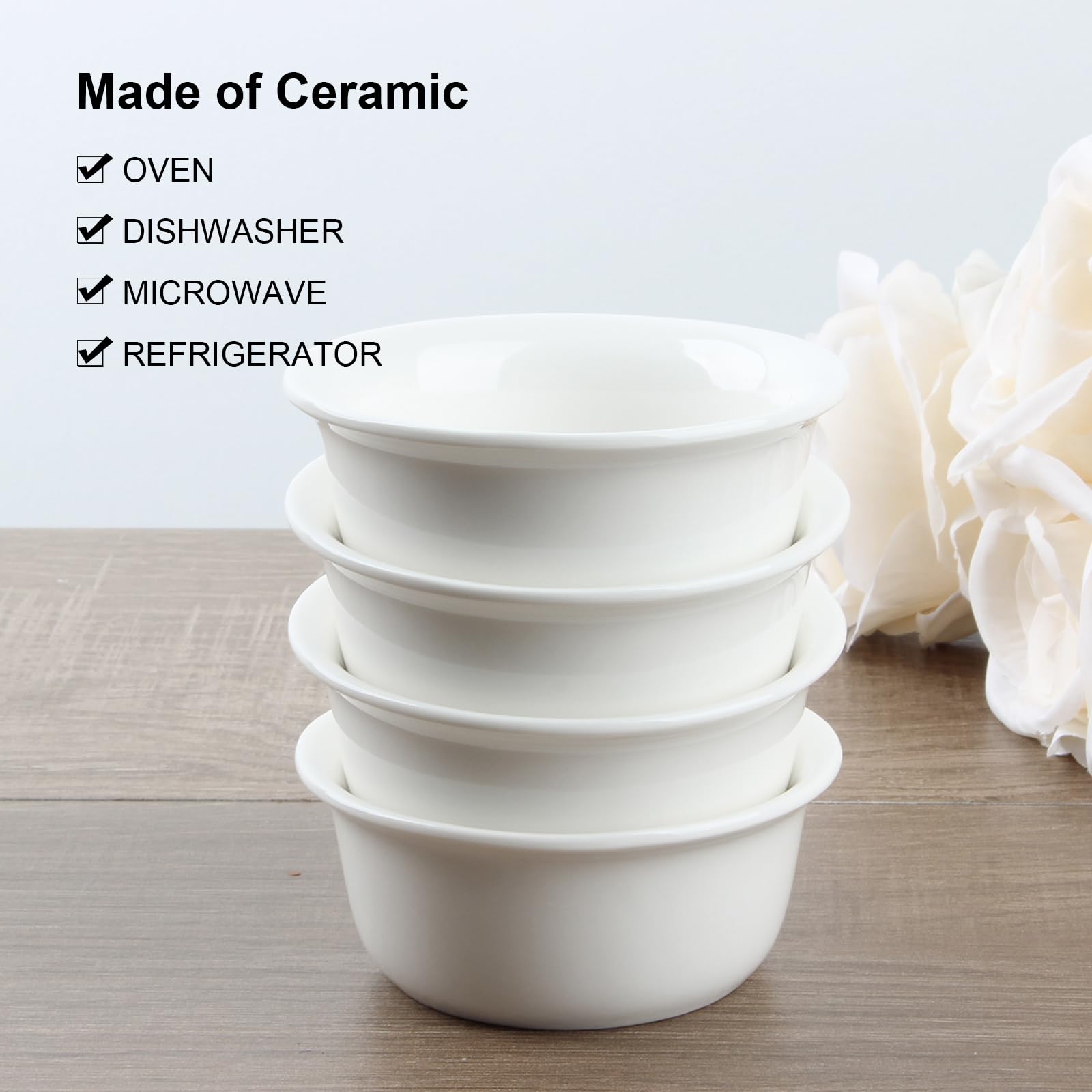KCGANI ceramic bowl for seafood dips, perfect for crab and lobster.