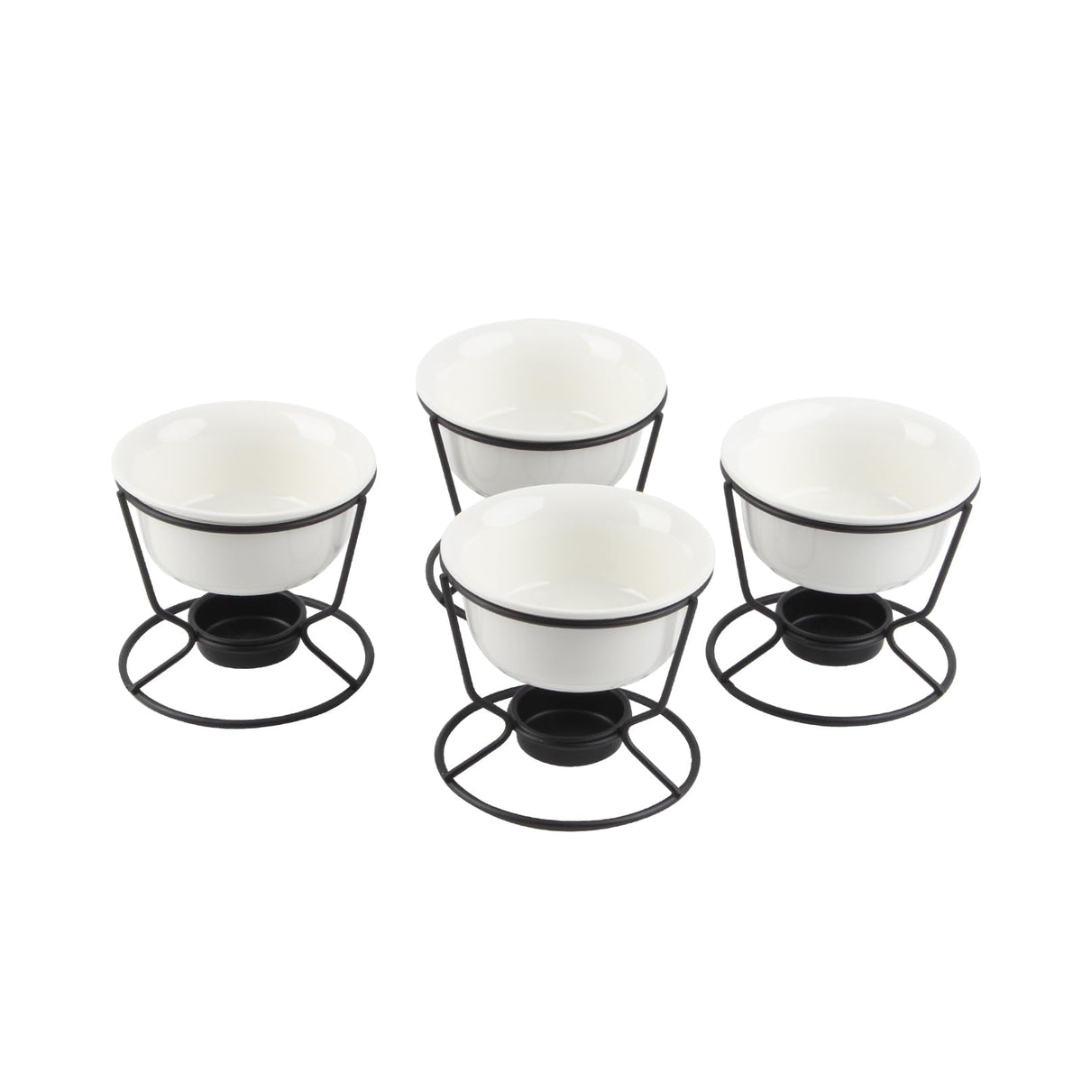 KCGANI ceramic butter warmers set for seafood, keeps sauces warm at the table.