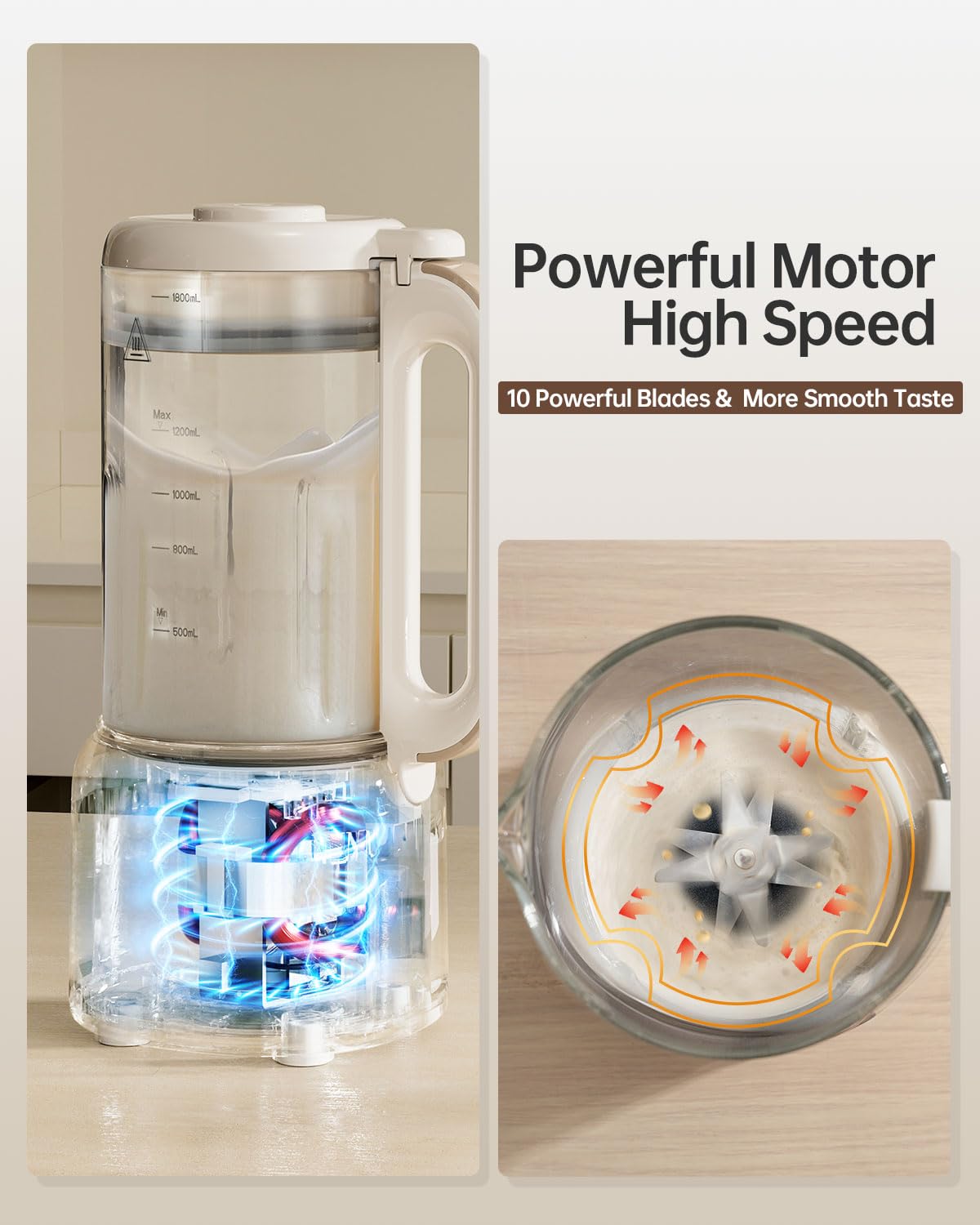 KDV 10-in-1 function supports almond oat coconut milks and more