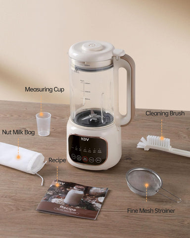 KDV Nut Milk Maker in kitchen setup inspiring plant-based beverage ideas