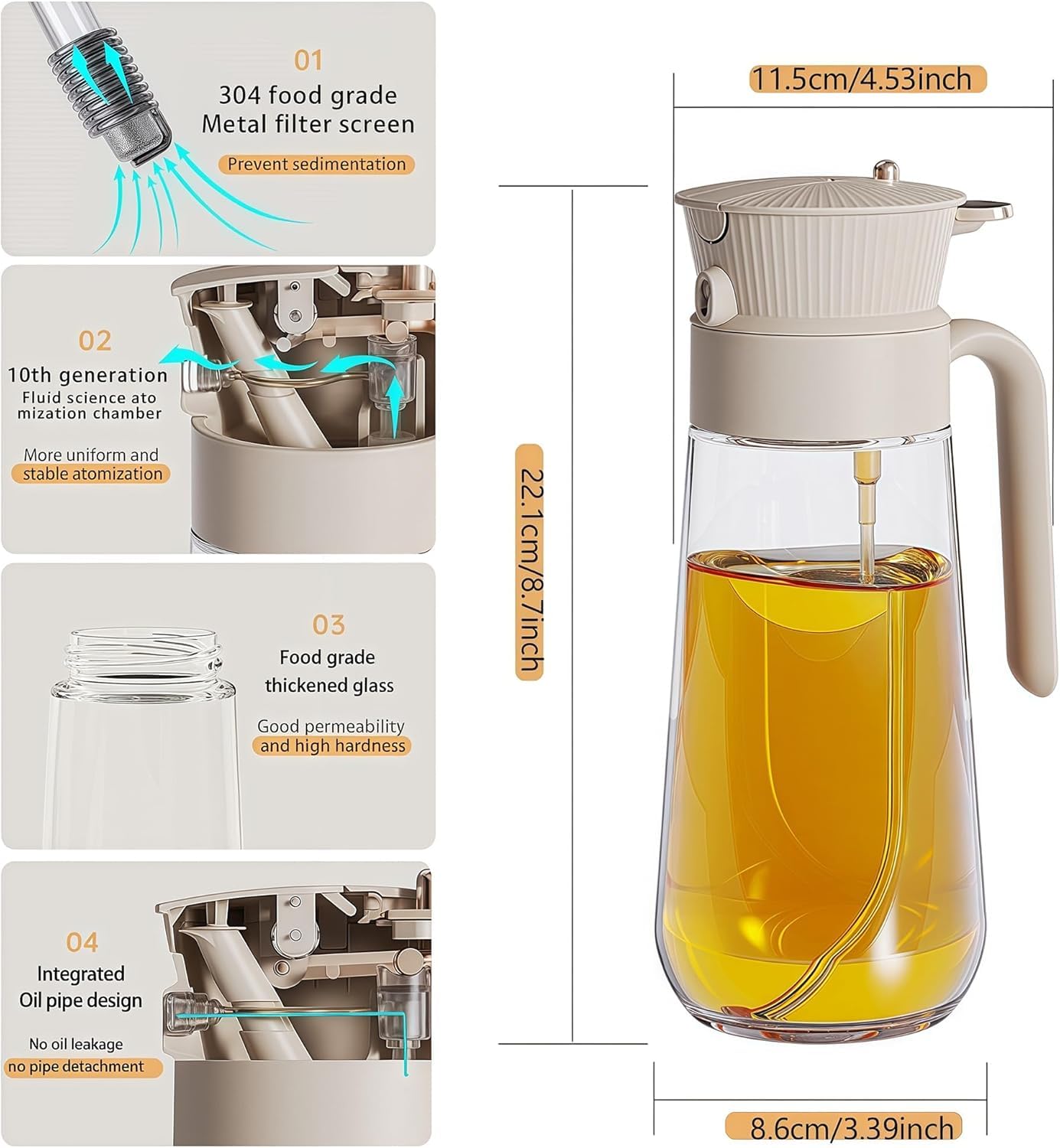 Keaixinyu ergonomic one-handed use for effortless operation