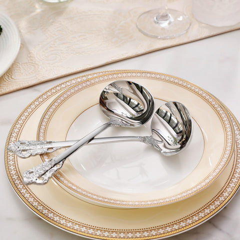 KEAWELL 18-10 stainless steel gravy ladle shines with rust resistance.