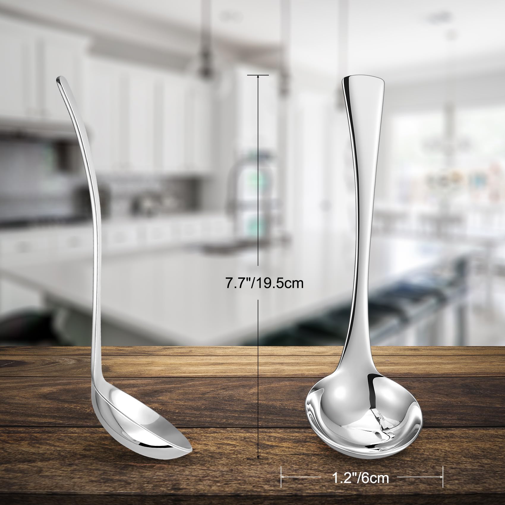 KEAWELL Austin gravy ladle, 7.5in, perfect for smooth gravies.