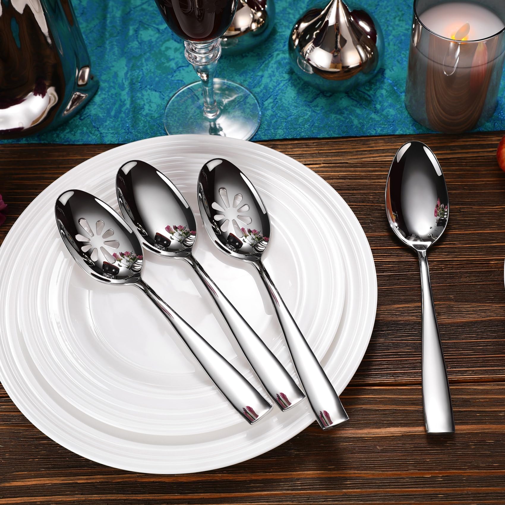 KEAWELL dishwasher safe silverware supports easy cleanup after meals.