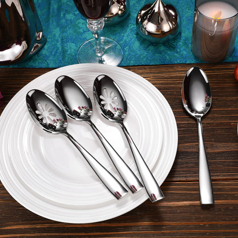 KEAWELL dishwasher safe silverware supports easy cleanup after meals.
