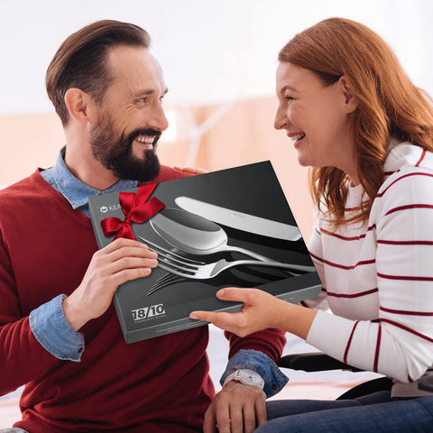 KEAWELL gift-boxed silverware set suitable for weddings or special occasions.