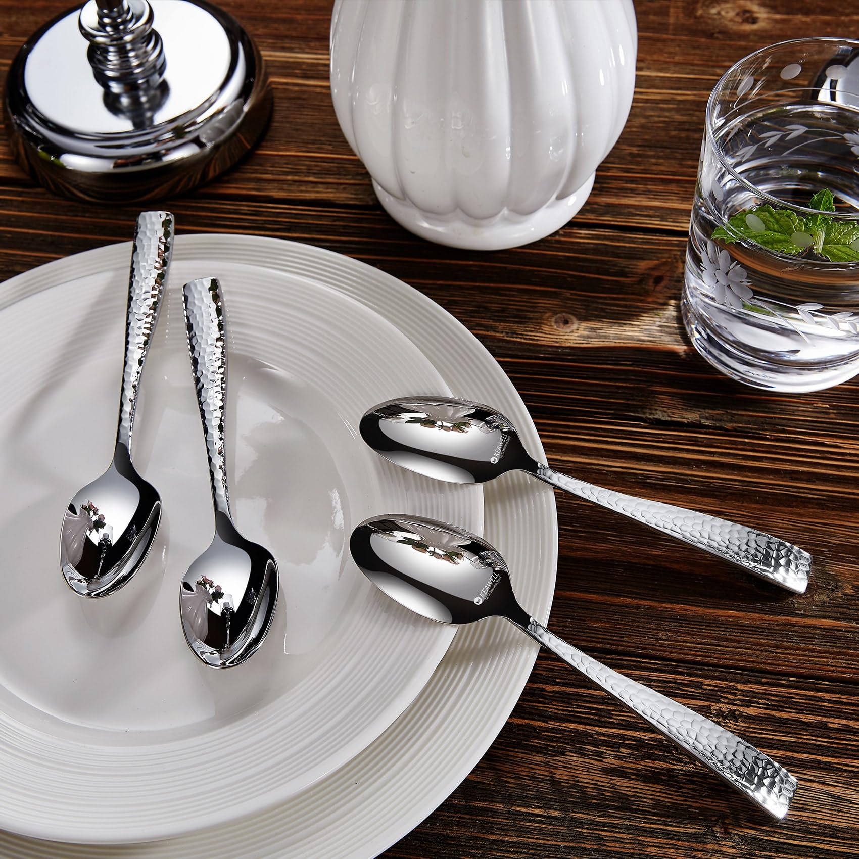 KEAWELL Louis hammered hostess-serving-set ideal for guest service