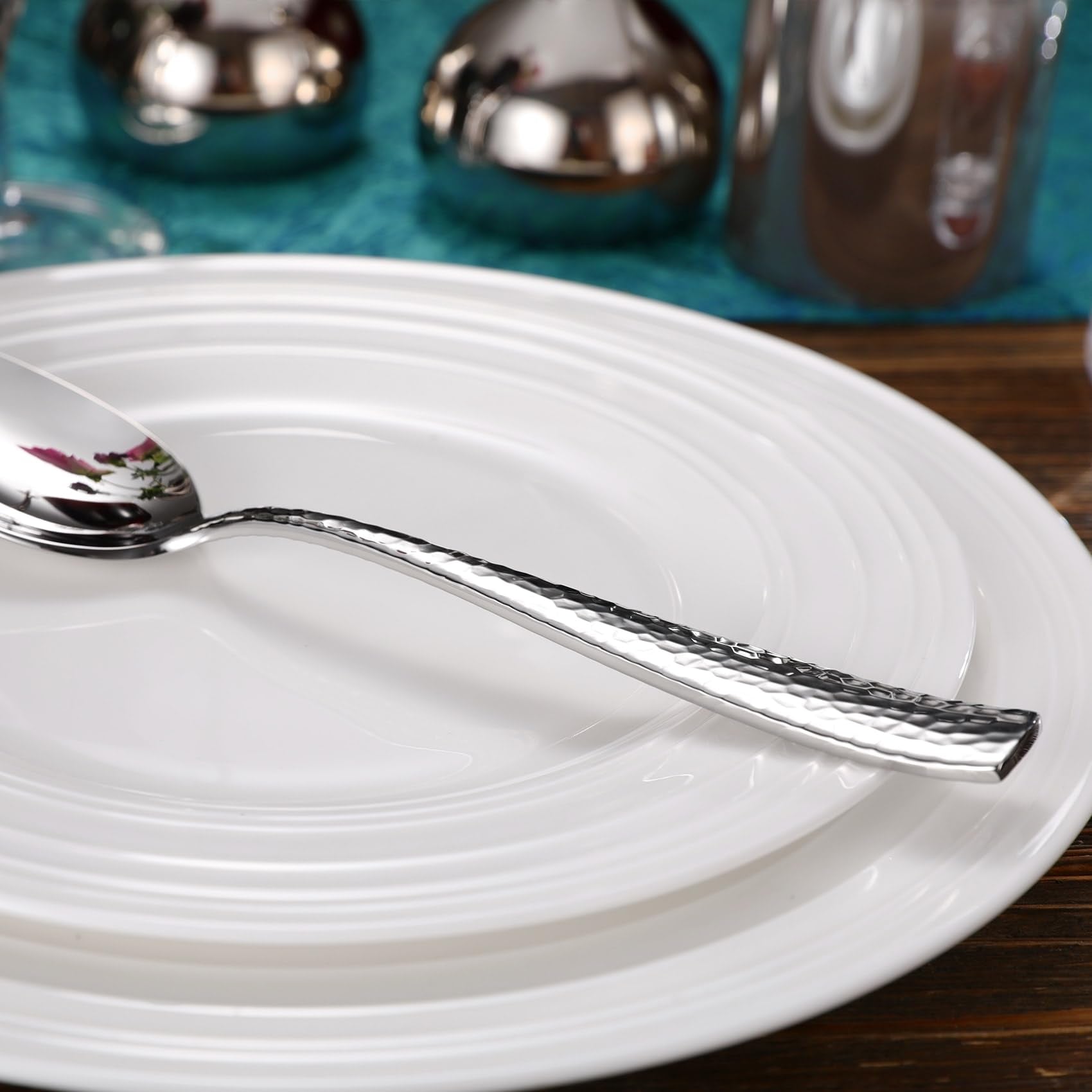 KEAWELL Louis hammered texture closeup reveals artisanal detail and shine