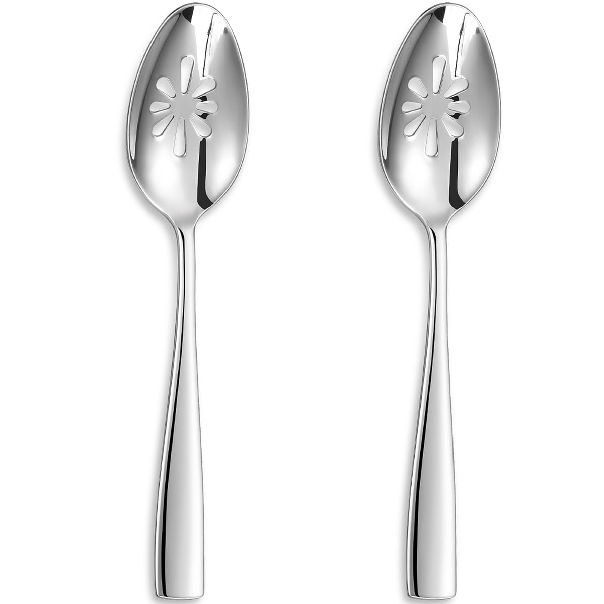 KEAWELL Louis serving utensils slotted spoon 2pc for elegant serving and balanced portions.