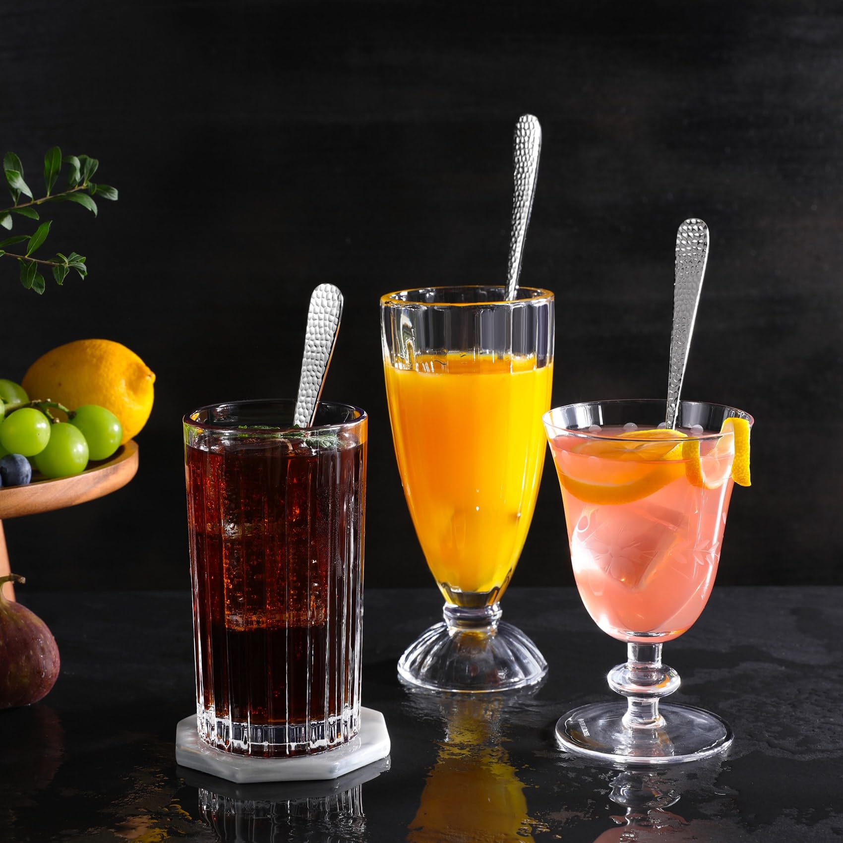 KEAWELL Louise nine-inch spoons reach into tall mugs and jars with ease.