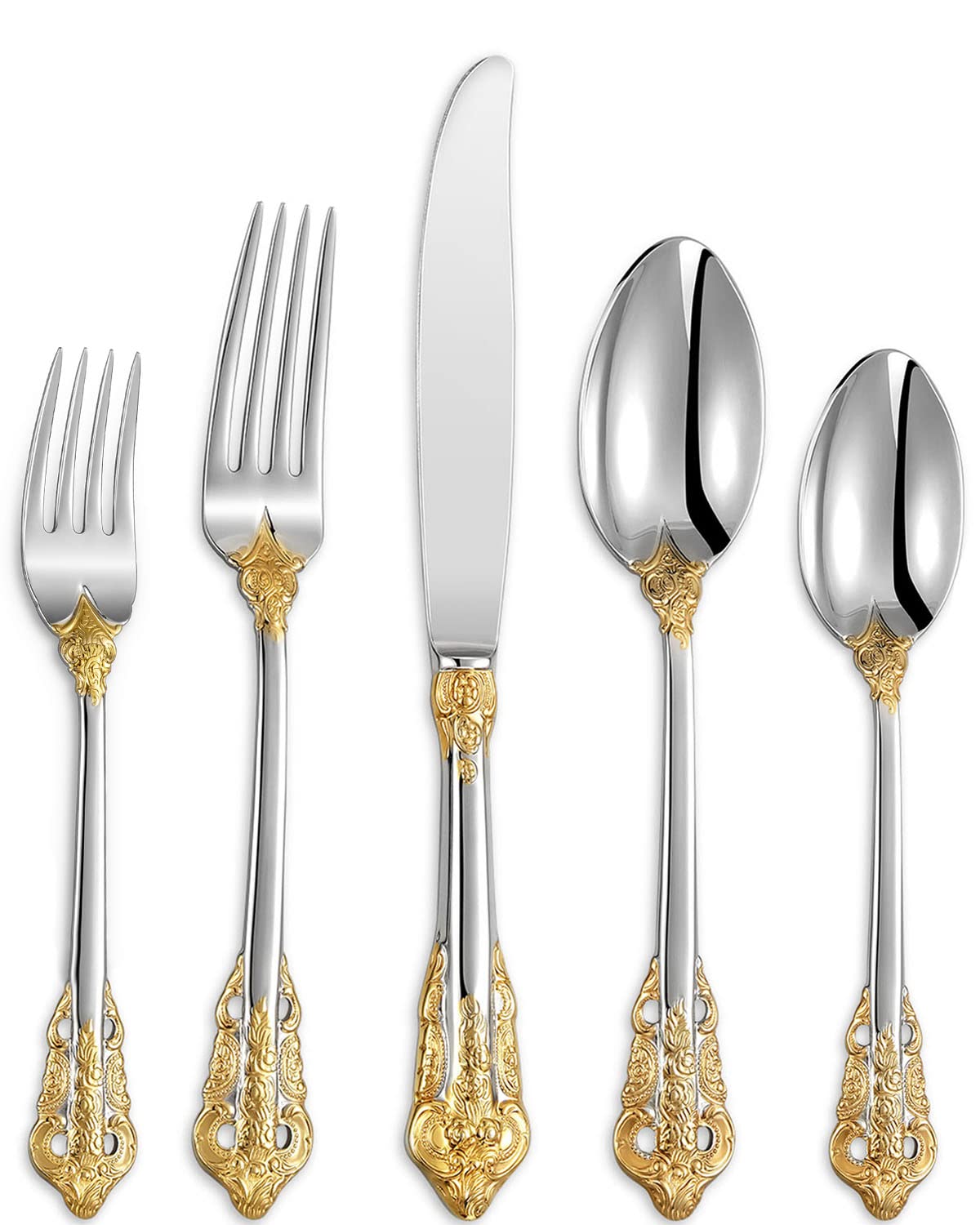 KEAWELL luxury flatware set with service-for-4 design for formal dinners.