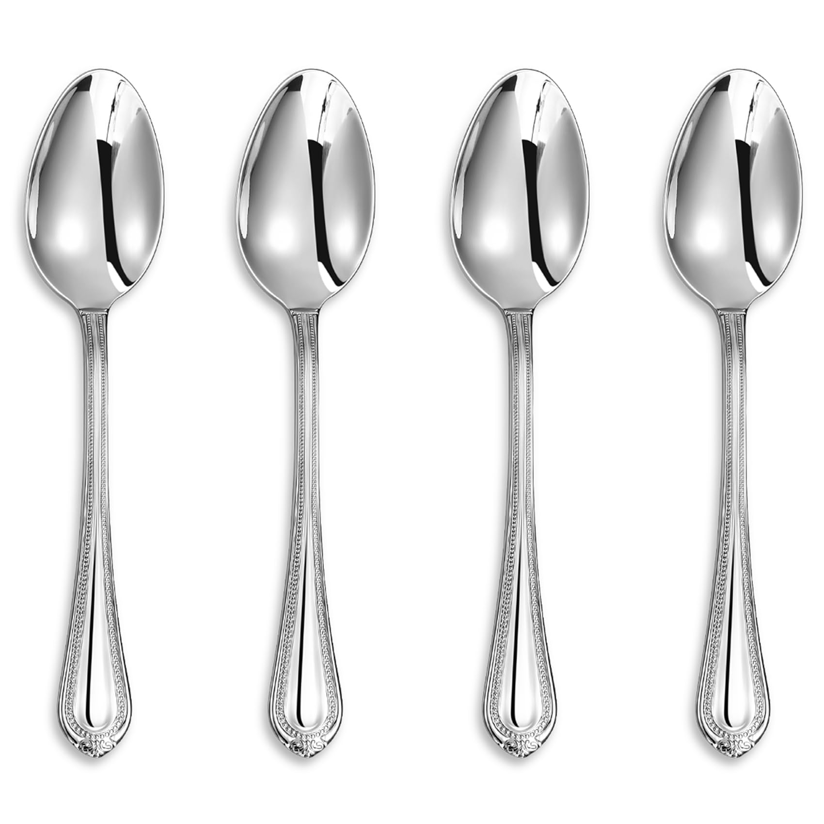 KEAWELL Pearl Edge teaspoons set displayed on table for elegant dining
