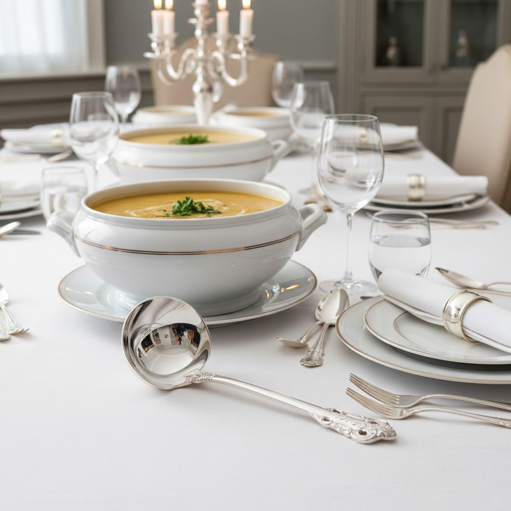 KEAWELL Perfected for neat presentation on plates and gravy boats.