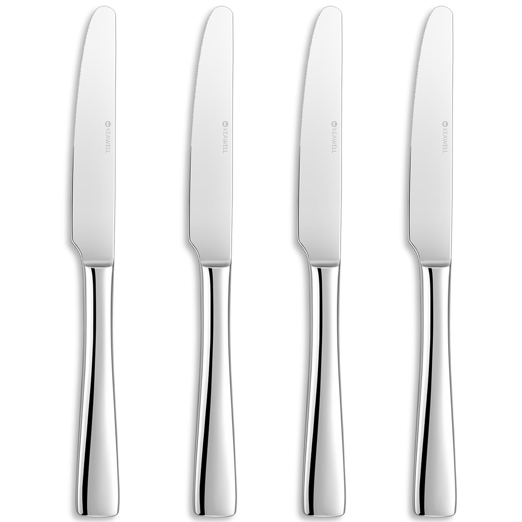 Keawell Louis Dinner Knives 4-piece set front view for sturdy construction