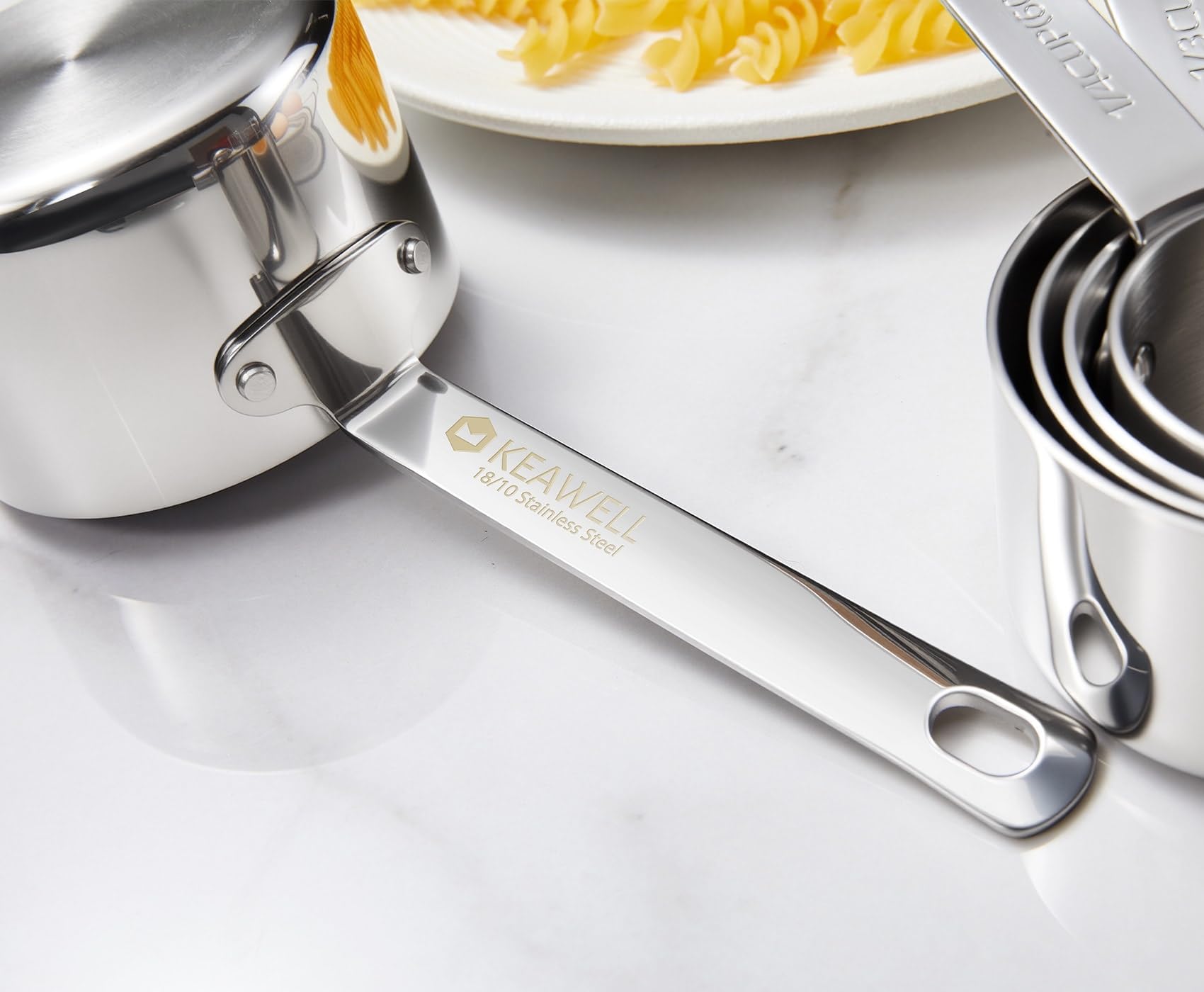 Keawell premium cups with internal markings boost quick volume reference.