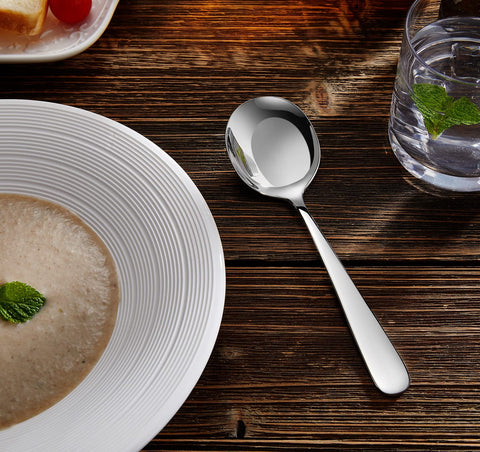 Full-length KEAWELL Louise spoon highlighting comfortable 6.9 inch length