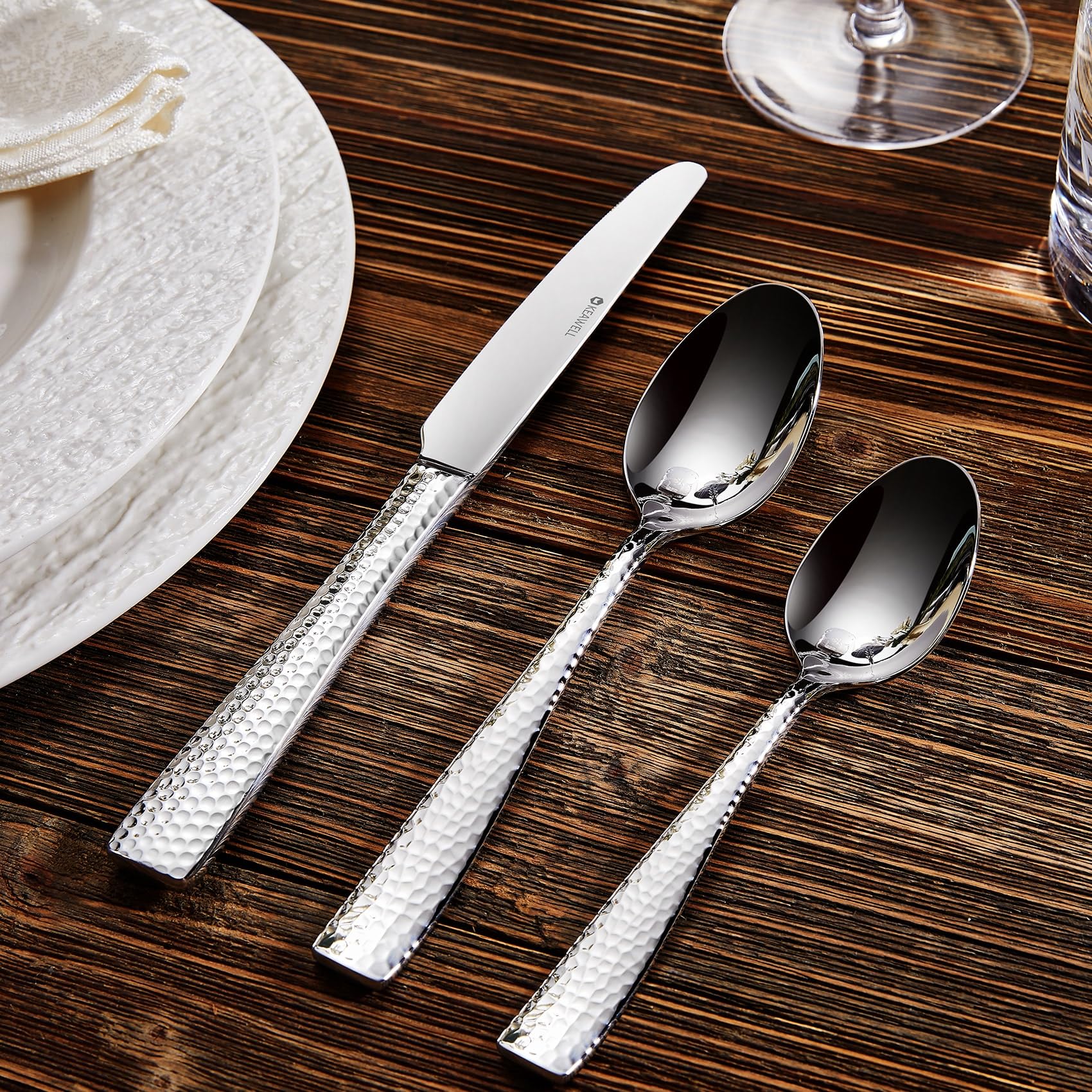 KEAWELL spoons with ergonomic handles for comfortable use