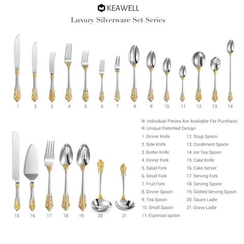 KEAWELL teaspoon with refined design suits everyday tea rituals.