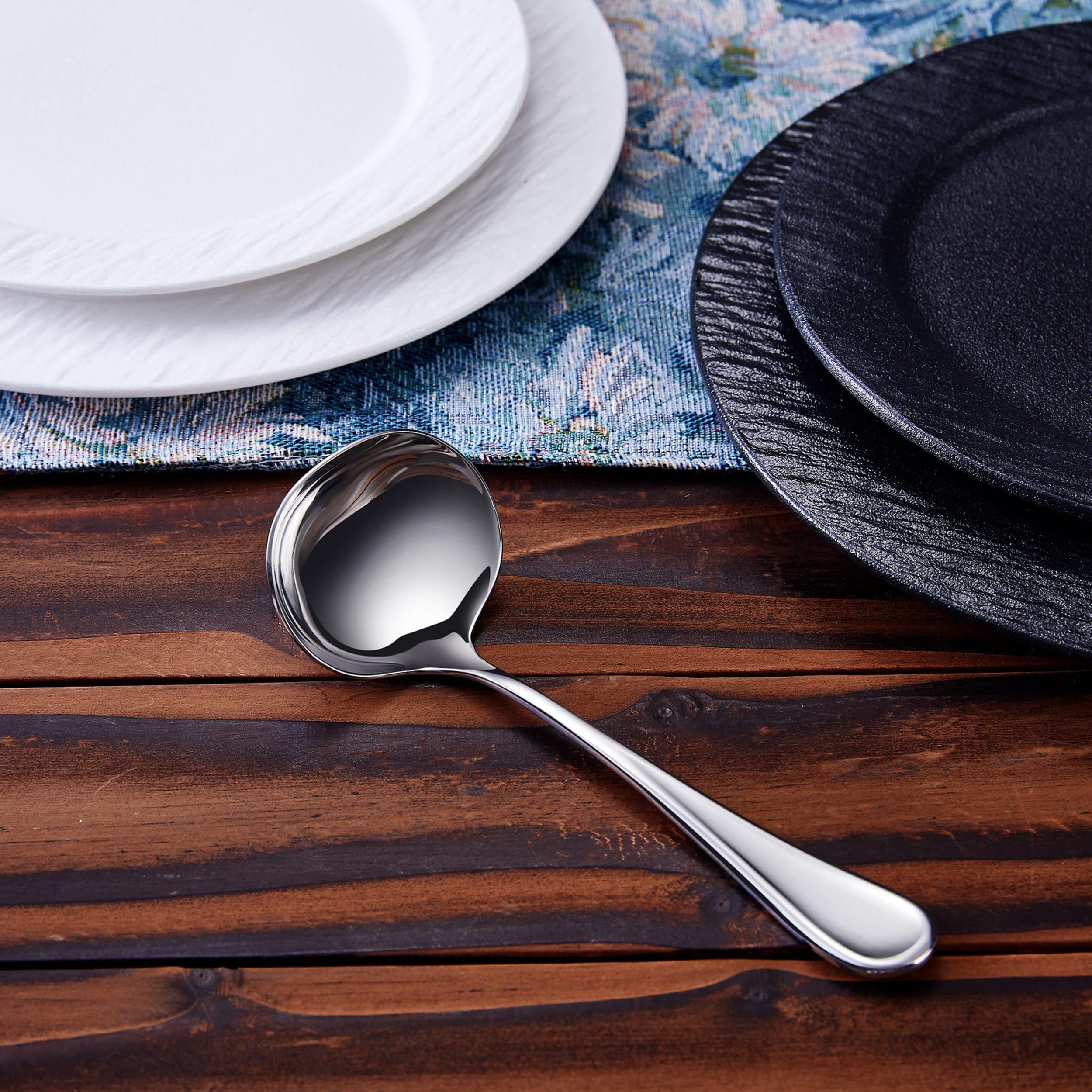 KEAWELL Verona ladle is dishwasher safe for effortless cleanup after meals.