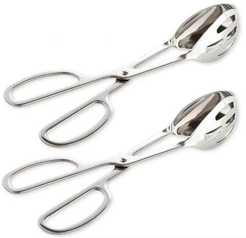 KEBE 2-Pack serving tongs with 10 inch length, ideal for buffet setups.