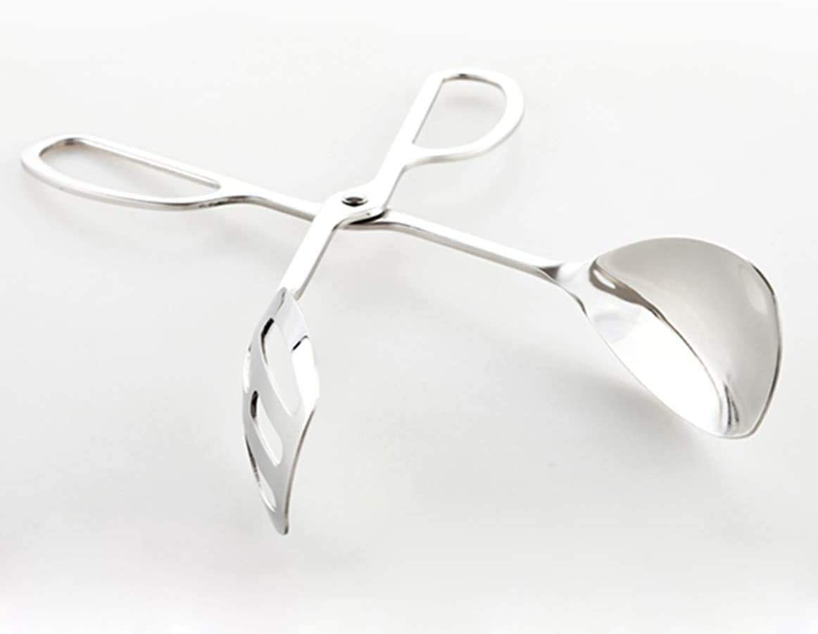 KEBE tongs with scissor handle provide secure grip during service.