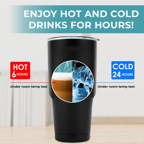 KEDRIAN stainless steel double-wall insulation keeps drinks cold or hot.