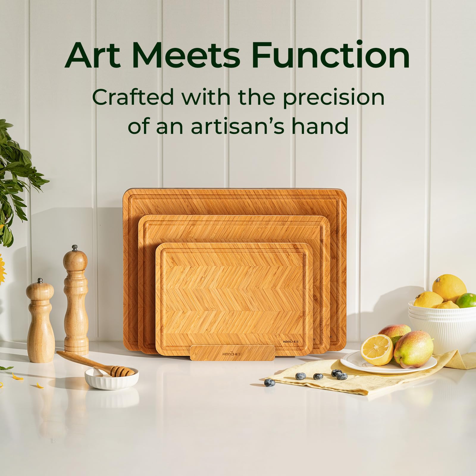 Keechee Atelier Bamboo stand displays boards for organized air-drying