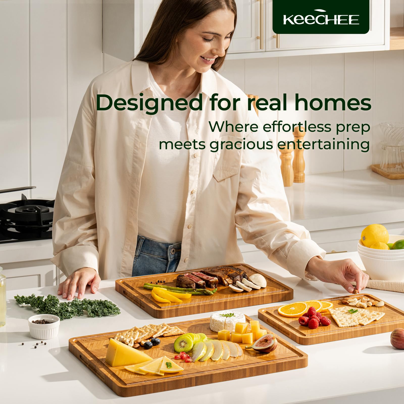 Keechee Atelier L prep board ideal for everyday chopping and dicing